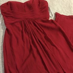 Red Bridesmaid Dress