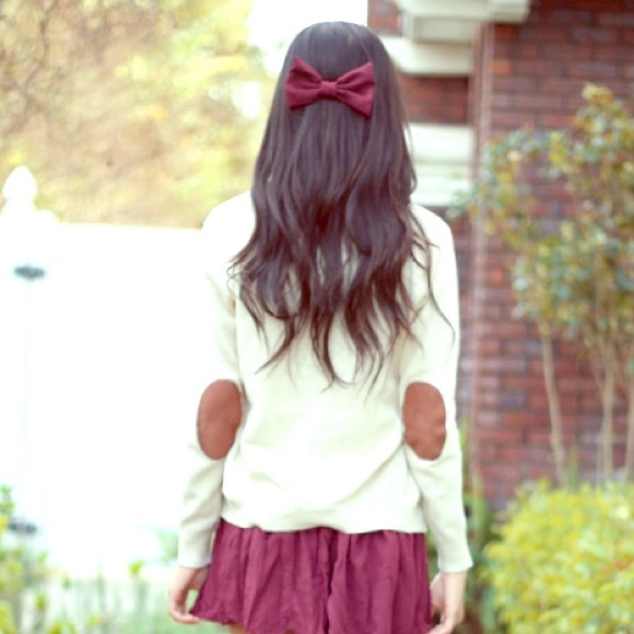 Dark red Alice bow❤️🌹🍷