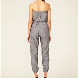 American Apparel Grey Chambray Romper
