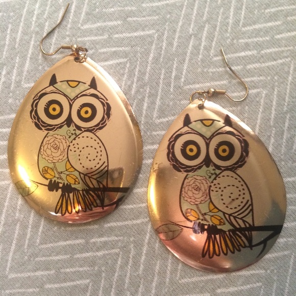 Jewelry - ❤SOLD❤Large owl dangles