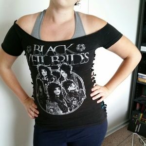 Custom black veil brides t shirt