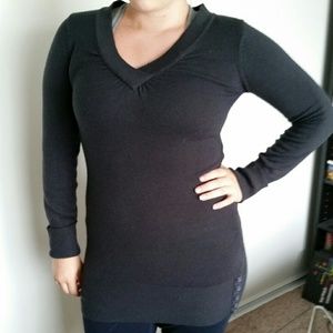 Dark grey long sweater