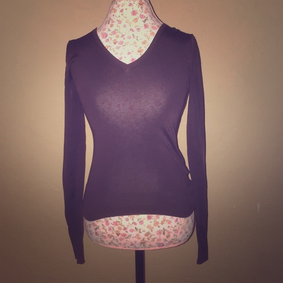 BCBG Chocolate Stretchy Sweater