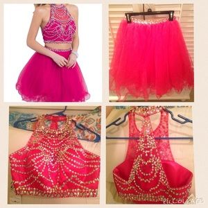 2 piece Homecoming dress