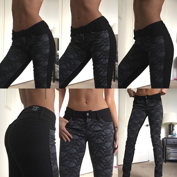 Guess Pants - Size25 GUESS Gray&Black Jean Leggings