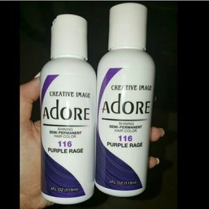 Adore purple rage hair dye