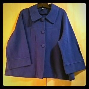 Retro royal blue jacket