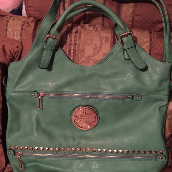Beautiful Sea Green Designer Handbag
