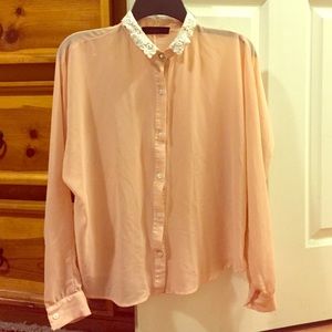Elodie Pink button up