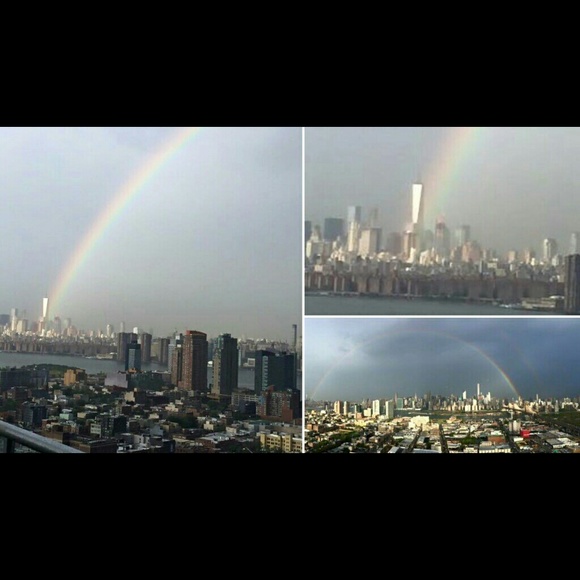 Rainbow Shines Over WTC before 9/11 Anniversary