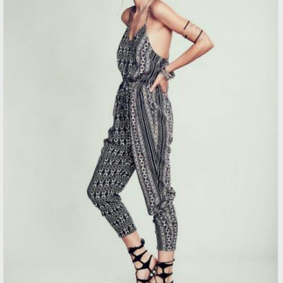 Free People Pants - Free People black SUNSET ROMPER one-piece
