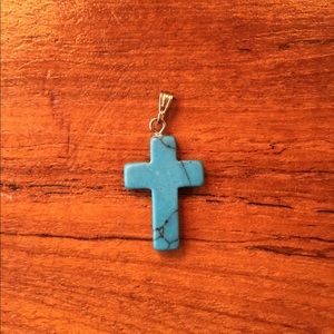 Turquoise Cross Pendant