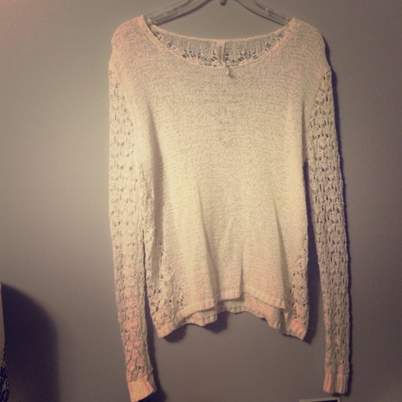Aeropostale Sweaters - White Lightweight Sweater