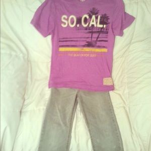 Youth Boys Old Navy Skinny jeans & Shirt Bundle.