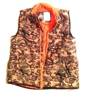 Youth Boys skeleton Camouflage Vest