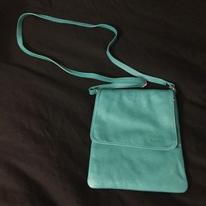 Italian Made Turquoise Crossbody Purse