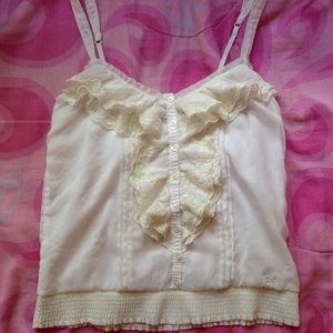 Cream/white Gilly Hicks tank top