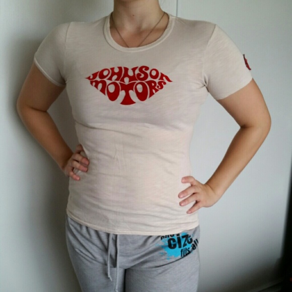 Tan graphic tee