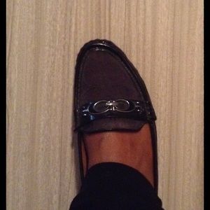 Black coach loafer