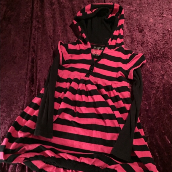 Children's Hooded, Lined Dress