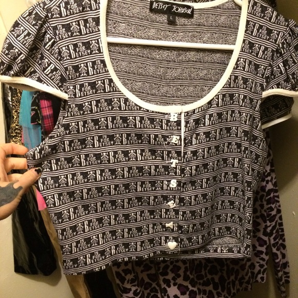 Vintage B is for Betsey Johnson crop & skirt