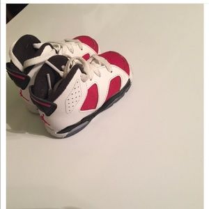 Toddler Jordan carmine 6s. ❌❌sold❌❌