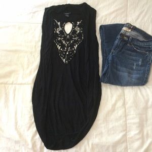 Wet Seal Long Tank Vest