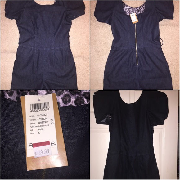Arden B Puff Shoulder Rumper
