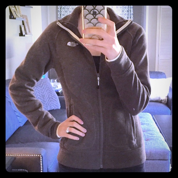 The North Face Jackets & Blazers - Brown North Face Sweater Jacket