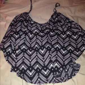 Aztec print tank top flowy