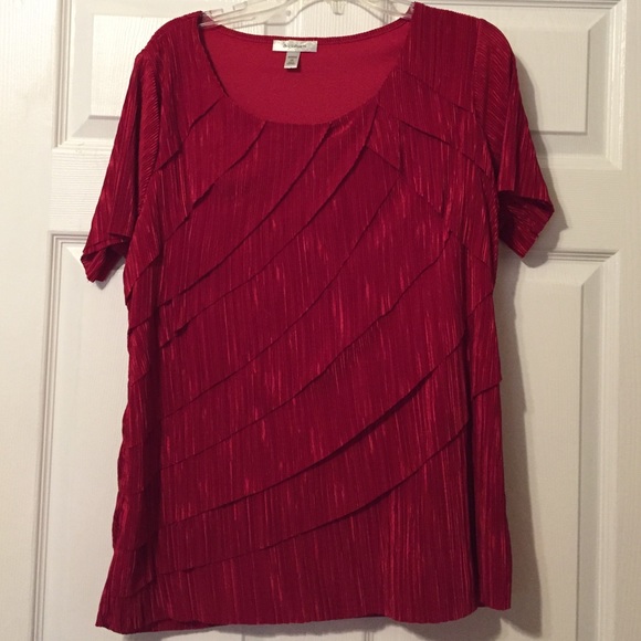 Red blouse