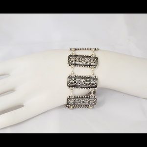 Silver plated bracelet