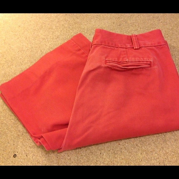 💖SOLD💖J. CREW - Pink Wide Leg Khaki/Chino Pants