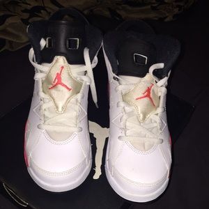 White infrared jordan 6s