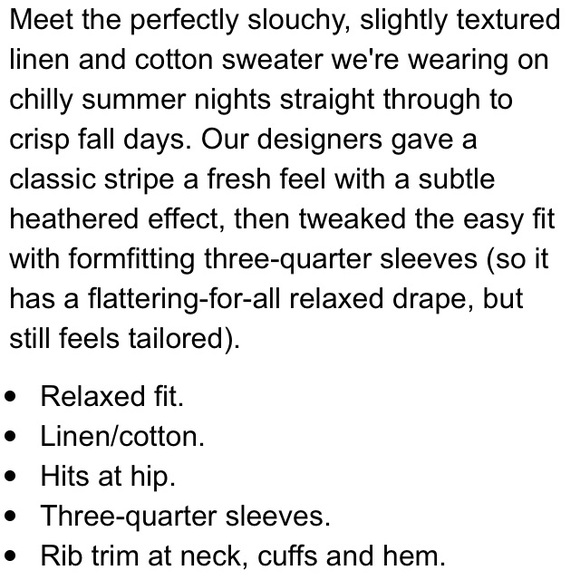 ✖️SOLD✖️J. Crew | Striped pullover sweater - Picture 4 of 4