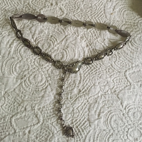 Adjustable silver tone belt - Picture 1 of 3