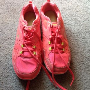 Coral/Hot pink Women's Sneakers