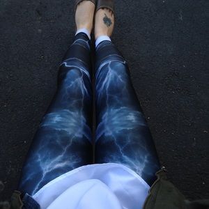 Black milk Discontinued Thunderstorm legs