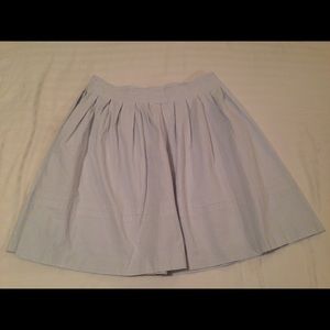 Summer sale!  Blue/white seersucker skirt!