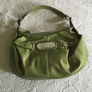 Lime green handbag
