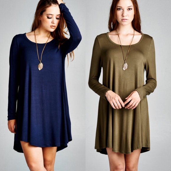 Dresses & Skirts - ❗️ TWO COLORS ❗️ Fall Tunic Dress 💛
