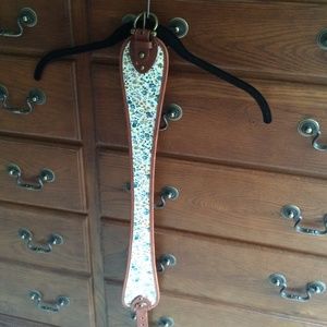 Anthro floral belt