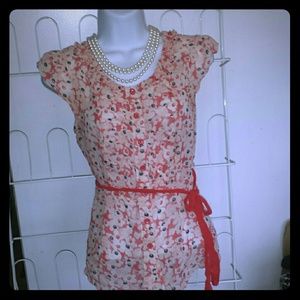 Vintage inspired silk blouse