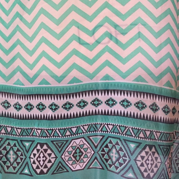 NWT Mint Chevron Top - Picture 2 of 3