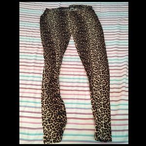 Animal print leggings plus size