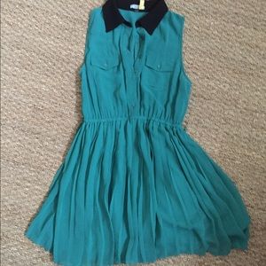 Teal dress