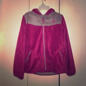 Pink north-face
