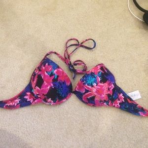 Floral Push Up Bikini Top