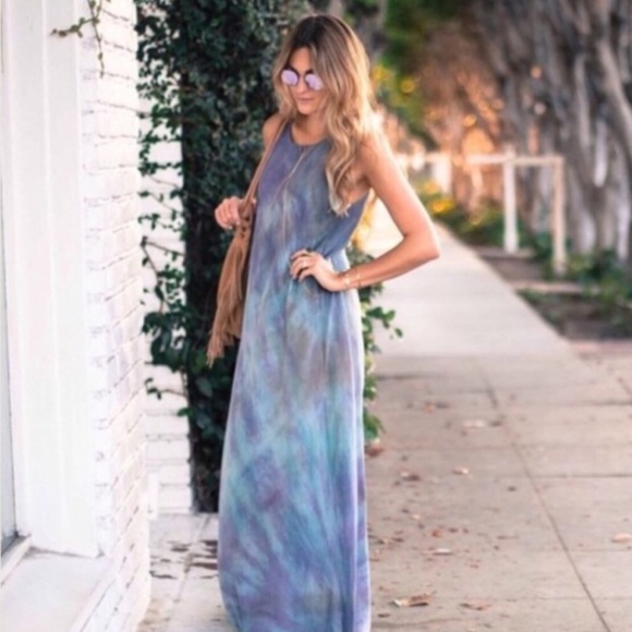 La Luna Gypsy Dresses & Skirts - 🌙 New Junim L.A. Silk Maxi Dress | Aurora
