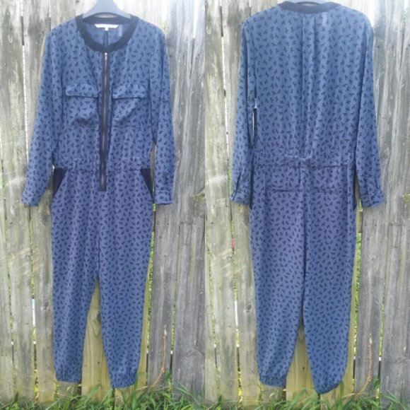 Rachel Roy Doggy~Print Pant Jumper w/ Pockets.